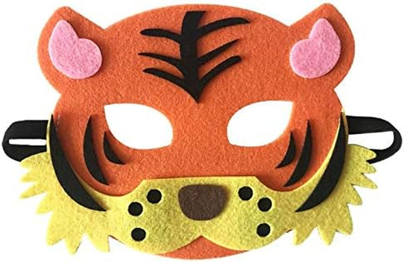 3 Piece Felt Masks Animal Halloween Masks Dress-Up Party Accessory Parent-Child Game