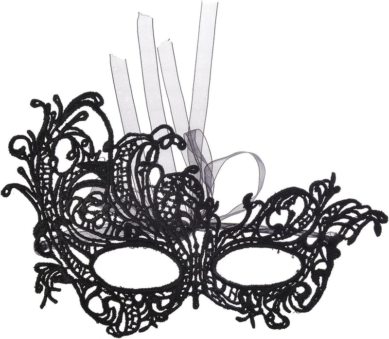 2 Pieces Women'S Masquerade Mask Lace Eye Mask for Ball Proms,Masquerade Party Costume Party Halloween Carnival