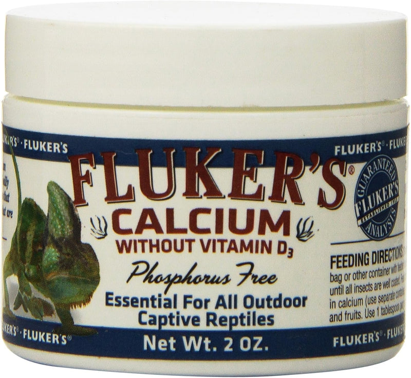 Fluker'S Reptile Calcium Supplement without Vitamin D3, 2 Oz