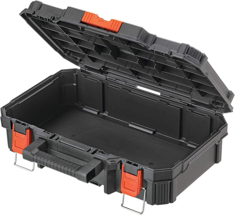 Beyond by BLACK+DECKER BLACK+DECKER BDST60500APB Stackable Storage System - 3 Piece Set (Small, Deep Toolbox, and Rolling Tote)