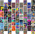 8TEHEVIN 50PCS Botanical Illustration Tarot Aesthetic Pictures Wall Collage Kit, Trendy Small Poster for Dorm, Vintage Style Art Print Photo Collection, Bedroom Decor for Teens Boys Girls Home & Garden > Decor > Artwork > Posters, Prints, & Visual Artwork 8TEHEVIN A-Trippy  