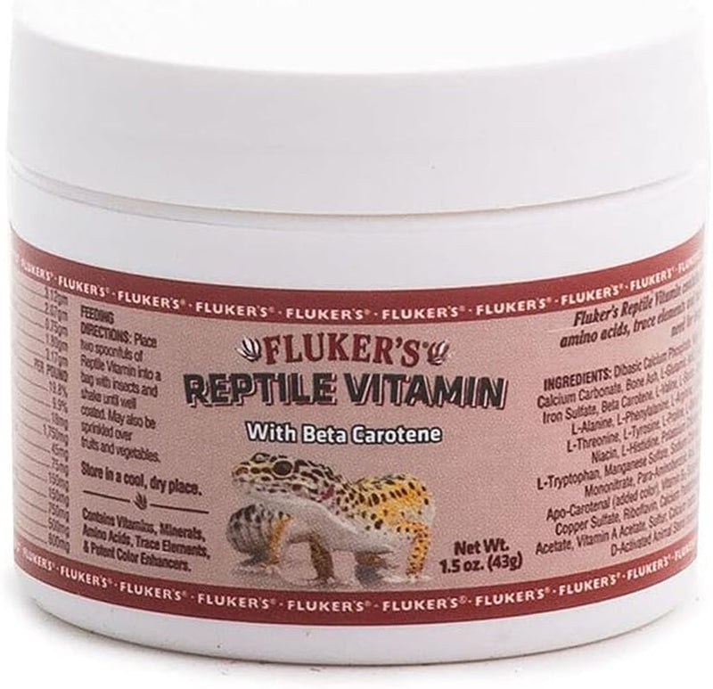 Fluker'S Repta Vitamin, Reptile Supplement with Beta Carotene, 2.5 Oz