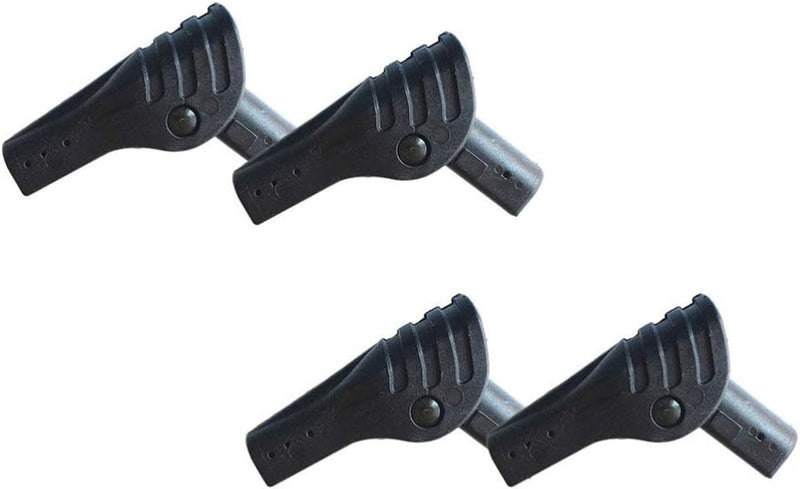 BESPORTBLE 4Pcs Canopy Fittings Folding Canopy Tent Coupling Connectors DIY Tent Joint Support Rod Stand Holder Outdoor Tent Accessories Supplies 8.5Mm Black