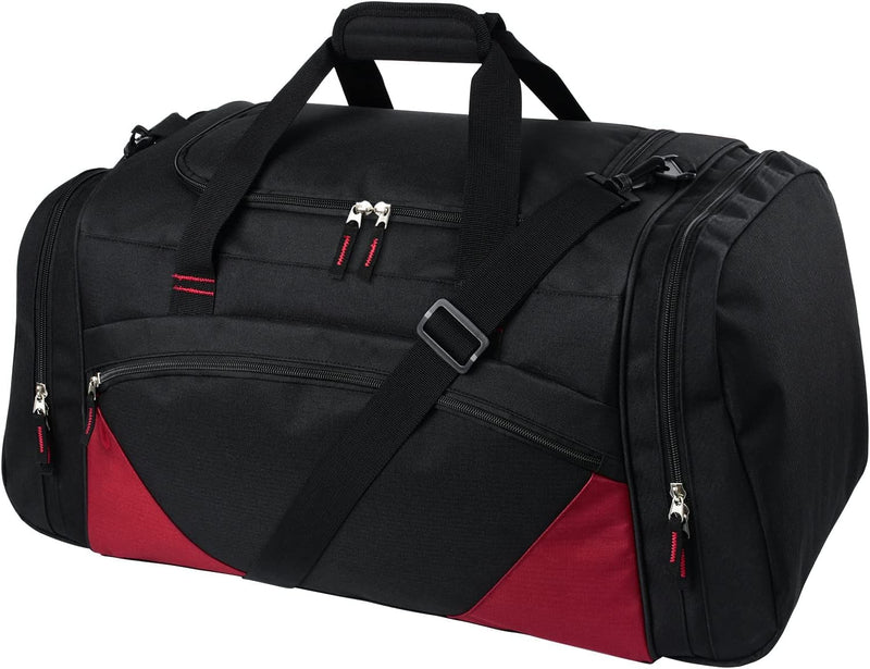 55L Sports Duffle Bags Large Gym Duffel Bag Workout Bag for Men - Black