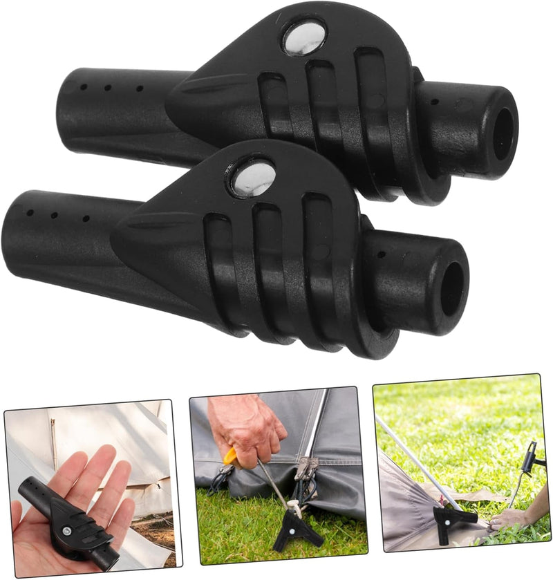 2 Pcs Tent Folding Joint Support Rod Connector Outdoor Tent Accessory Supplies Tent Pole Repair Kit and Support Components