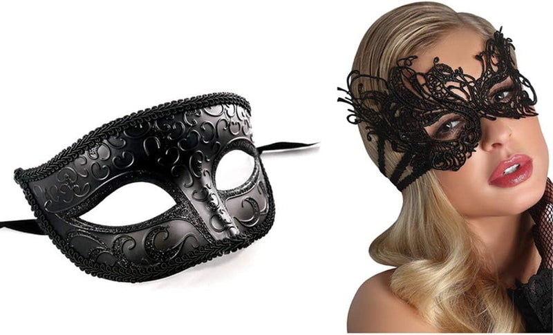 Exlinonline Lace Masquerade Mask Elastic,Fit for Adult,Soft Gentle Material,Specially for Costume,Thememed Party