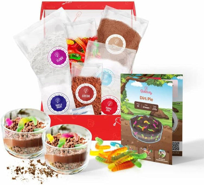 Baketivity DIY Cake Pop Baking Kit for Kids - Premeasured Ingredients, Decorating Supplies