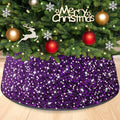 Black Christmas Tree Collar Sequin Xmas Tree Ring 23.6 Inch Sparkle Christmas Tree Base Collar Personalized Tree Stand Collar Bling Christmas Tree Blanket for Halloween Xmas Party Decor