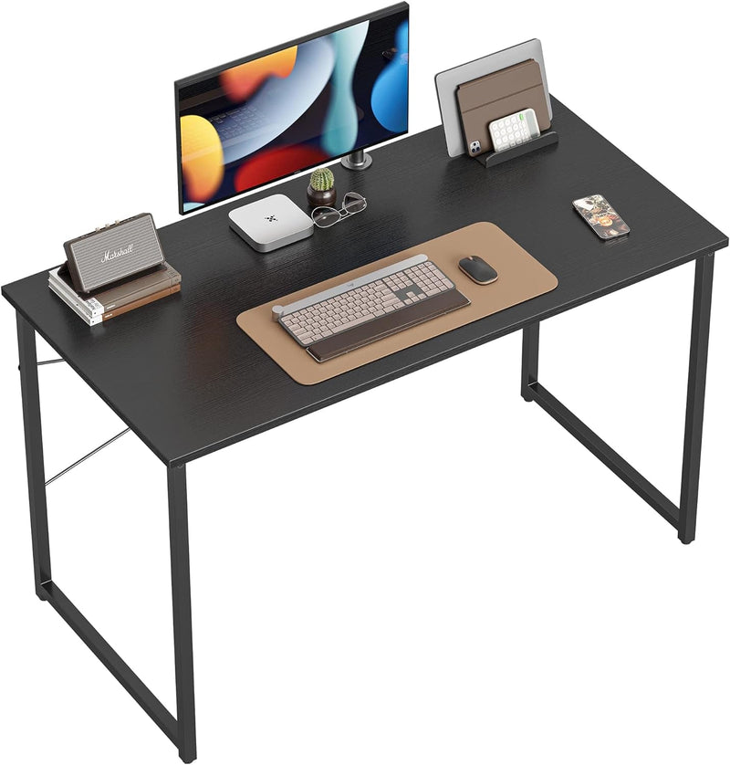 Cubiker Computer Desk, 32 Inch Small Home Office Desk for Small Spaces, Modern Simple Style for Home, Office, White