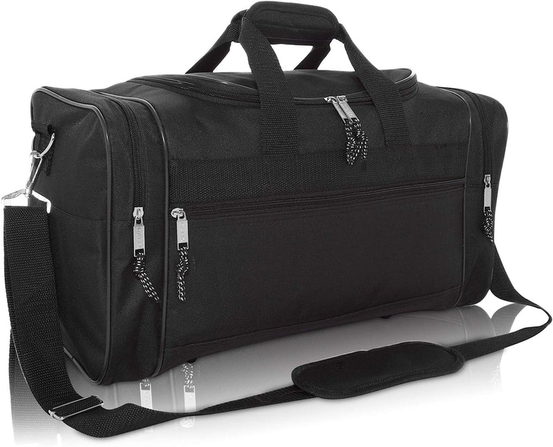 DALIX 17" Blank Duffle Bag Duffel Bag Travel Size Sports Durable Gym Bag