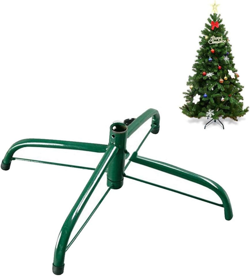 30-50Cm Artificial Christmas Tree Stand Base Metal Pole Holder Party Decoration Green 30Cm