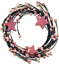 A Cheerful Giver Small Wreath Candle Ring Pansies Artificial Floral Decor for Candles Centerpieces & Home Accents