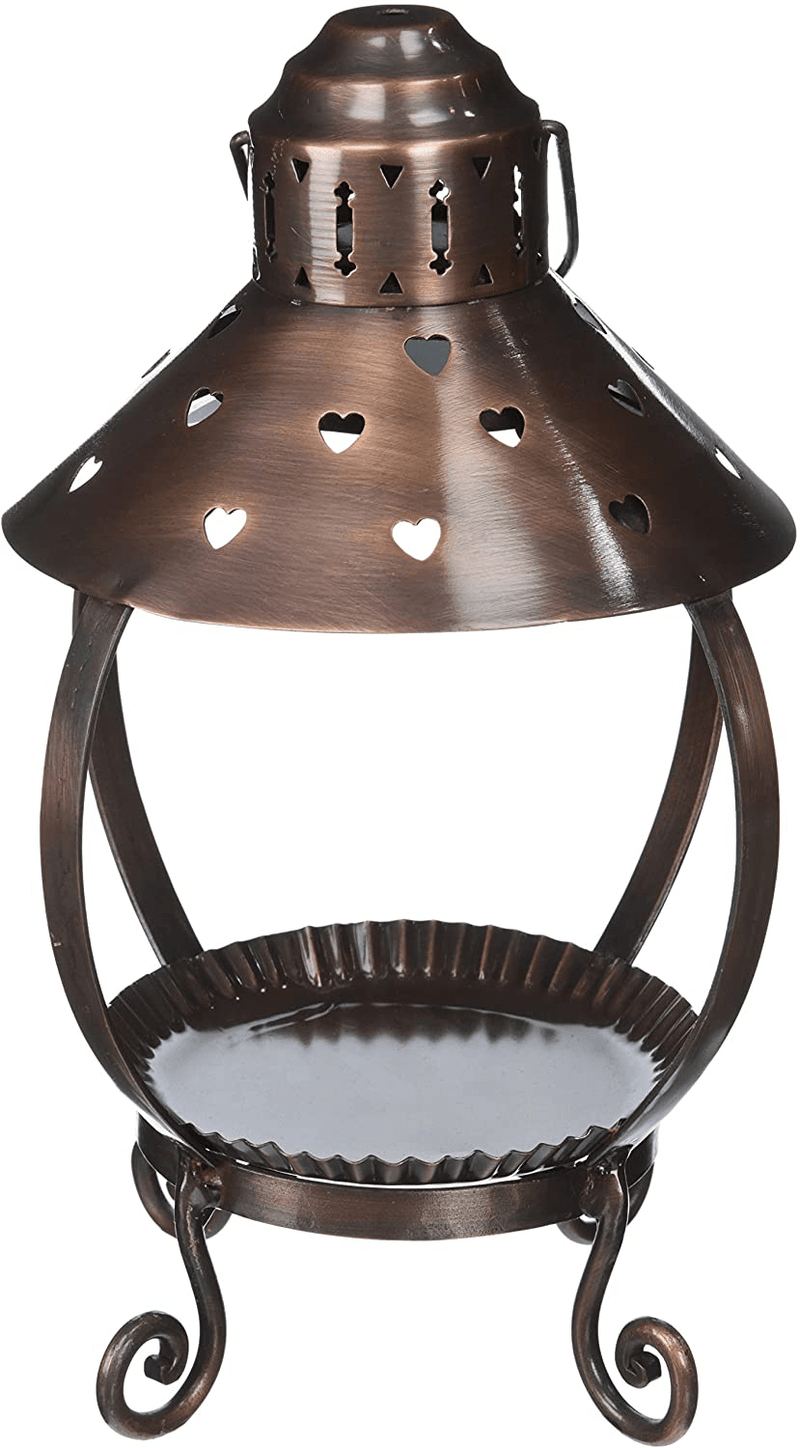 A Cheerful Giver Metal Candle Lantern - 13.5" Tall Black Star Lantern Fits Keepers of the Light Baby, Mama, Papa Candles - Rustic Candle Accessories Home & Garden > Decor > Home Fragrance Accessories > Candle Holders A Cheerful Giver Heart Heart 
