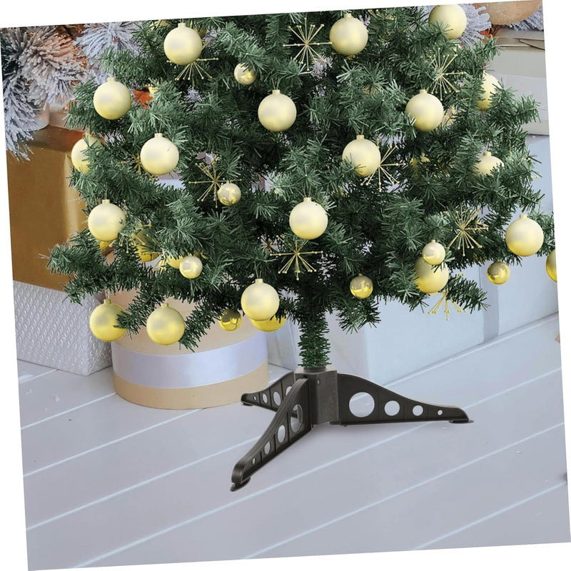 Christmas Tree Base Frame Outdoor Tree Stand Adjustable Tree Stand Christmas Garland Besktop Christmas Tree Stands Decor Pole Table Top Christmas Tree Xmas Tree Holder Abs Green