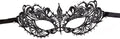 Alvogimor Women Lace Masquerade Mask, Costume Mask with Shiny Gemstone Decor for Halloween,Christmas Proms, Mardi Gras