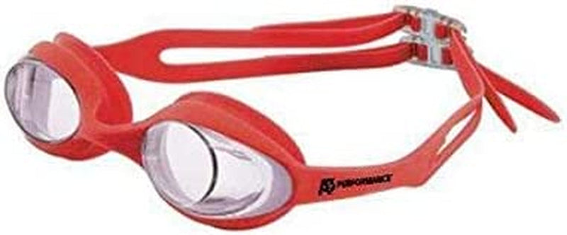 A3 Flex Youth Swim Goggles | Leak-Free, Comfortable, Clear Vision | Stylish for Girls, Boys, Toddlers | Safe and Easy to Use Sporting Goods > Outdoor Recreation > Boating & Water Sports > Swimming > Swim Goggles & Masks A3 Performance Clear/Red  