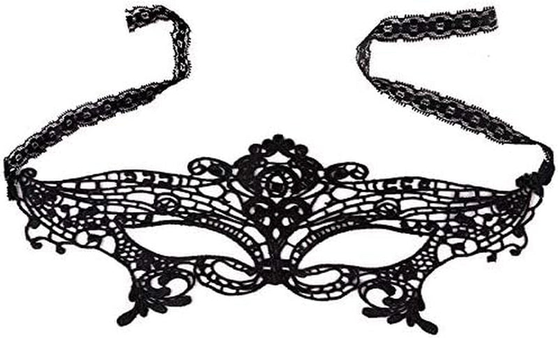 Fun Sexy Ladies Lace Half Face Mask for Couples Halloween Ball Mask for Bar Parties