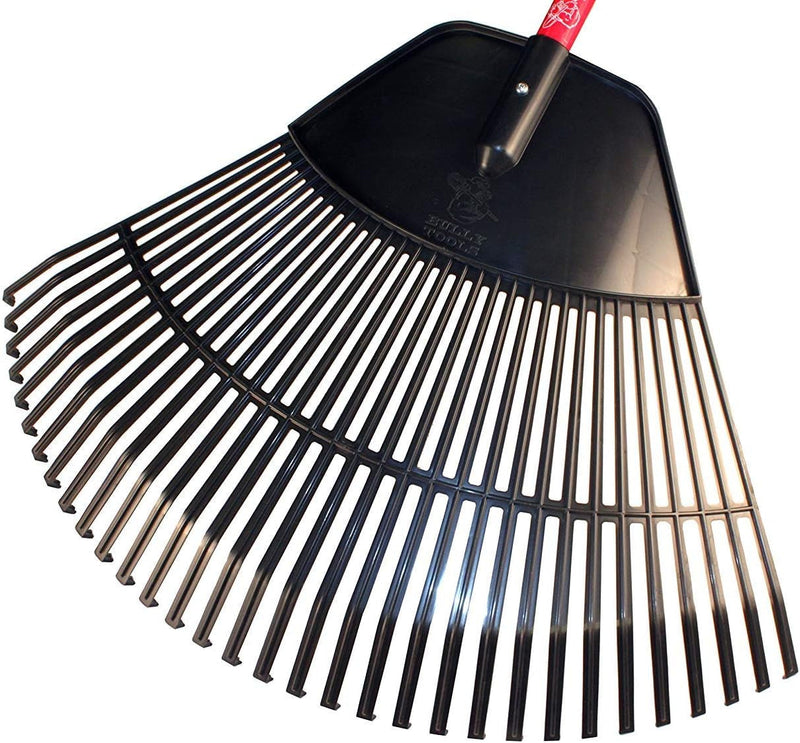 Bully Tools 92630 Poly Lawn and Leaf Rake with Fiberglass Handle, 31-Inch