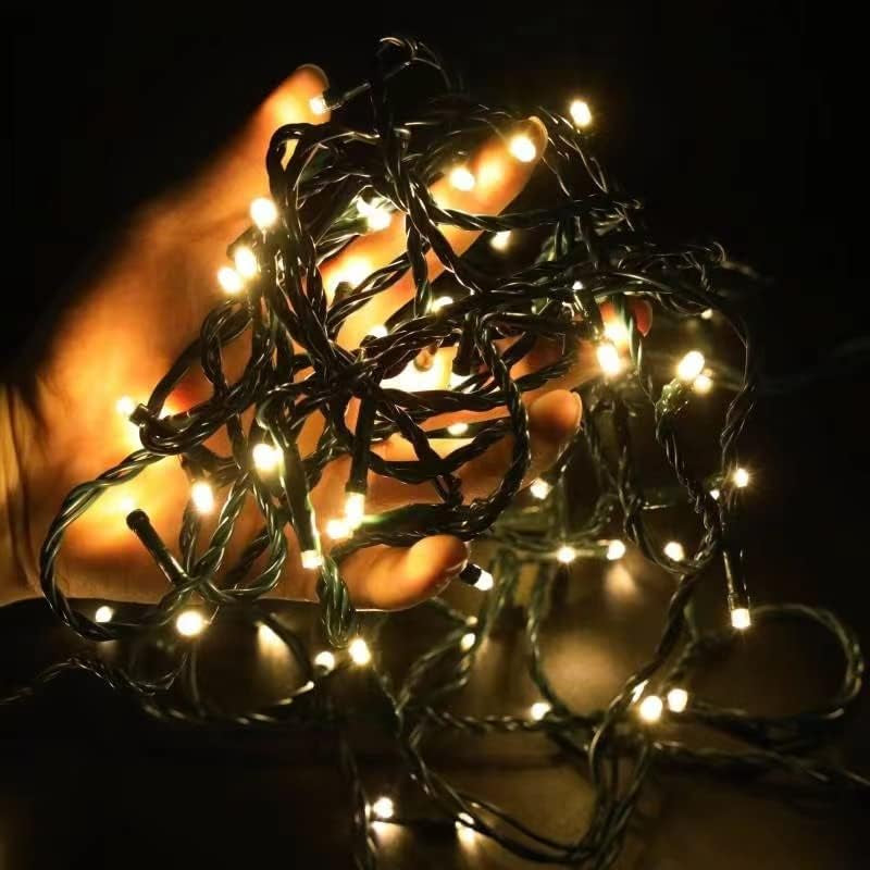 12V Outdoor String Lights（Warm White）- Low Voltage Outdoor String Lights -Works with Low Voltage Landscape Lighting Systems -For Holiday Decorations, Christmas Tree Lights Holiday Party Wedding