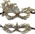 2 Pieces Masquerade Mask for Women Black Lace Mask for Masquerade Ball, Halloween Party