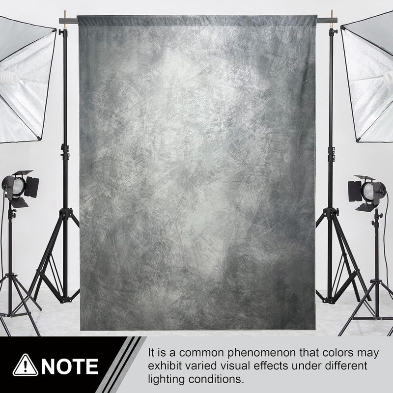 8X12Ft Abstract Grey Professional Photography Backdrop for Adult Portrait Photo Studio Props Booth Background Photoshoot with Thick Ployester Roller Pocket on Top