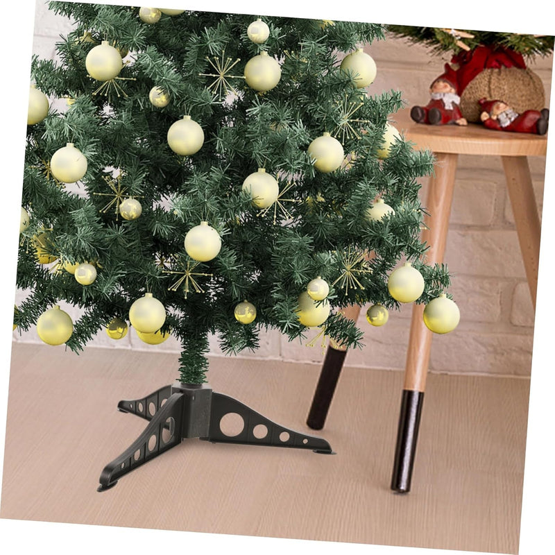 Christmas Tree Base Frame Outdoor Tree Stand Adjustable Tree Stand Christmas Garland Besktop Christmas Tree Stands Decor Pole Table Top Christmas Tree Xmas Tree Holder Abs Green