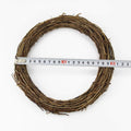 2Pcs 4" Natural Grapevine Wreath DIY Crafts Rattan Wreaths for Christmas Door Hanging Wall Window Holiday Festival Wedding Decoration (2PCS 10Cm/3.9Inch)