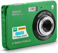 AbergBest 21 Mega Pixels 2.7" LCD Rechargeable HD Digital Camera Video Camera Digital Students Cameras,Indoor Outdoor for Adult/Seniors/Kid (Orange) Cameras & Optics > Cameras > Digital Cameras AbergBest Green  