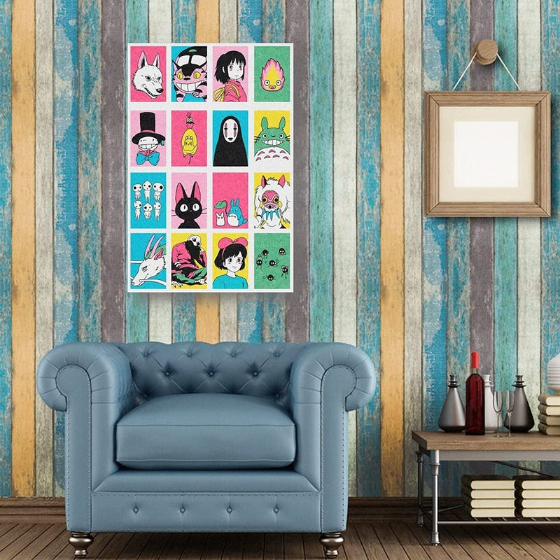Aboutkk Anime Poster Canvas Wall Art Gift Idea Decor Home Posters Artworks 12X18Inch(30X45Cm) Lwebecn Home & Garden > Decor > Artwork > Posters, Prints, & Visual Artwork ABOUTKk   