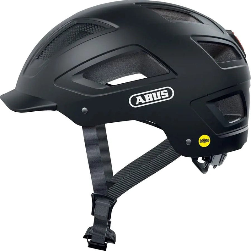 ABUS Bike-Helmets Hyban 2.0 MIPS Sporting Goods > Outdoor Recreation > Cycling > Cycling Apparel & Accessories > Bicycle Helmets Abus Velvet Black Large 