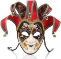 Full Face Venetian Mask Masquerade Mask for Carnival Mardi Gras Cosplay Halloween Party Wall Decoration