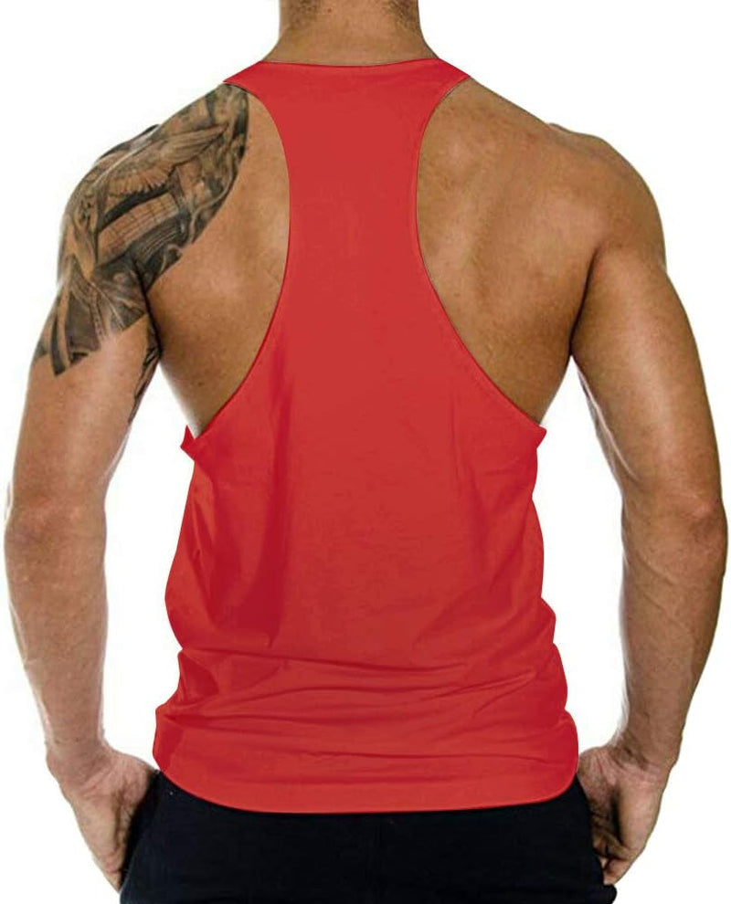 3 Pack Mens Skull Print Stringer Bodybuilding Gym Tank Tops Workout Fitness Vest