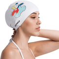 Adult Swim Cap, Silicone Swimming Caps Stretchable Bathing Cap Comfortable Swimming Hat for Adults Youth Women Girls Sporting Goods > Outdoor Recreation > Boating & Water Sports > Swimming > Swim Caps Copo Rainbow Bear  