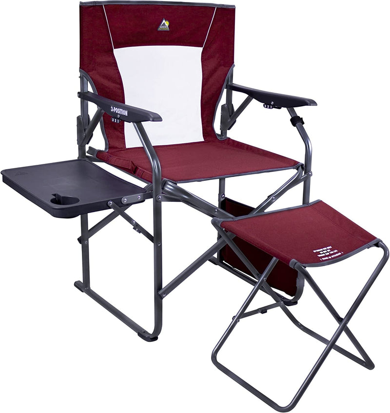 GCI Outdoor 3-Position Director'S Chair with Ottoman