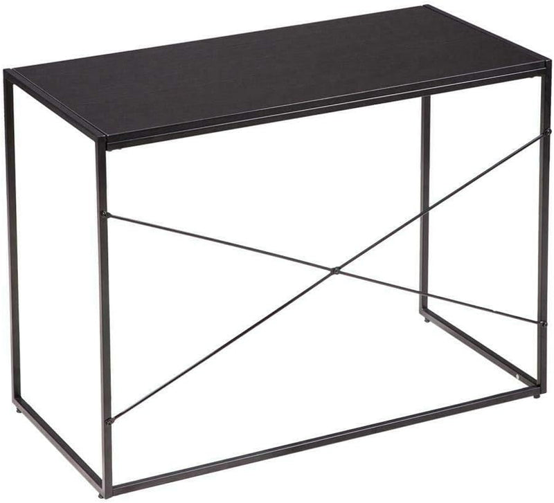 Desk Writing Home Office Computer Modern Simple Study Industrial Style Black New
