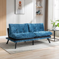Chenille Comfy Futon Couch-41 Convertible Sofa Bed,Twin Size Sofa Cama, Loveseat Sleeper Couch with Adjustable Backrest, Folding Lounge Couch for Small Space, Living Room, Bedroom