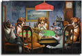 Animal Dogs Playing Poker Canvas Art Poster and Wall Art Picture Print Modern Family Bedroom Decor Posters 16X24Inch(40X60Cm) Home & Garden > Decor > Artwork > Posters, Prints, & Visual Artwork CZOUU ART Unframed 16x24inch(40x60cm) 