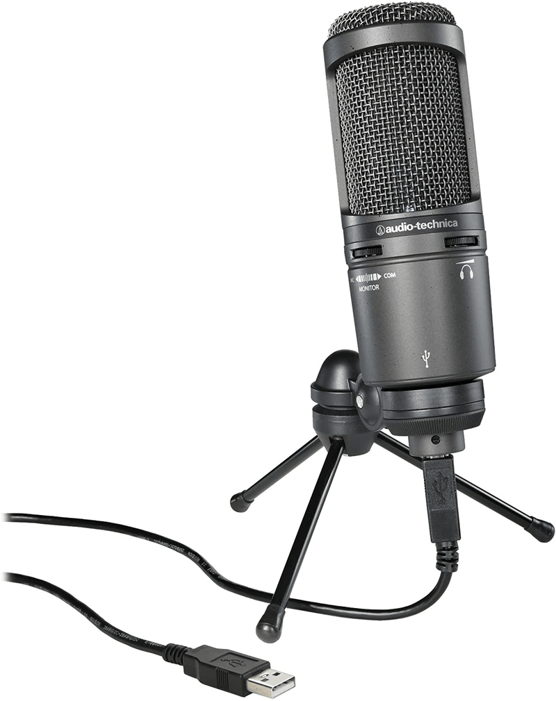 Audio-Technica AT2020 Cardioid Condenser Studio XLR Microphone, Ideal for Project/Home Studio Applications Electronics > Audio > Audio Components > Microphones Audio-Technica AT2020USB+  