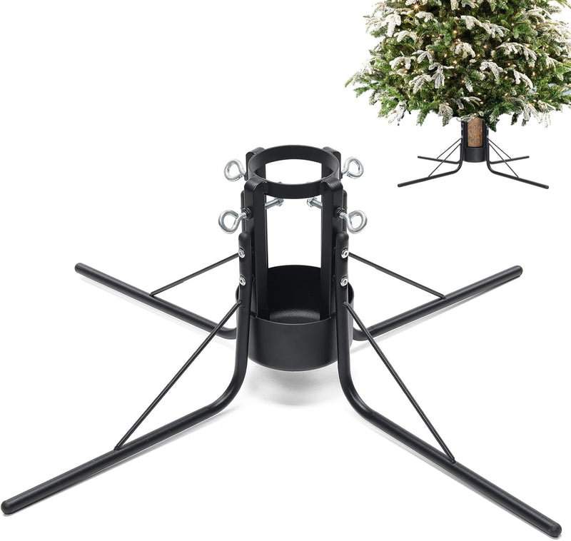 DIIG Christmas Tree Stand, Detachable Christmas Tree Bracket Suitable for Trunks of 1.5 to 4.3 Inches, Suitablefor Pine Sprucepoplarof 4-10 Feet