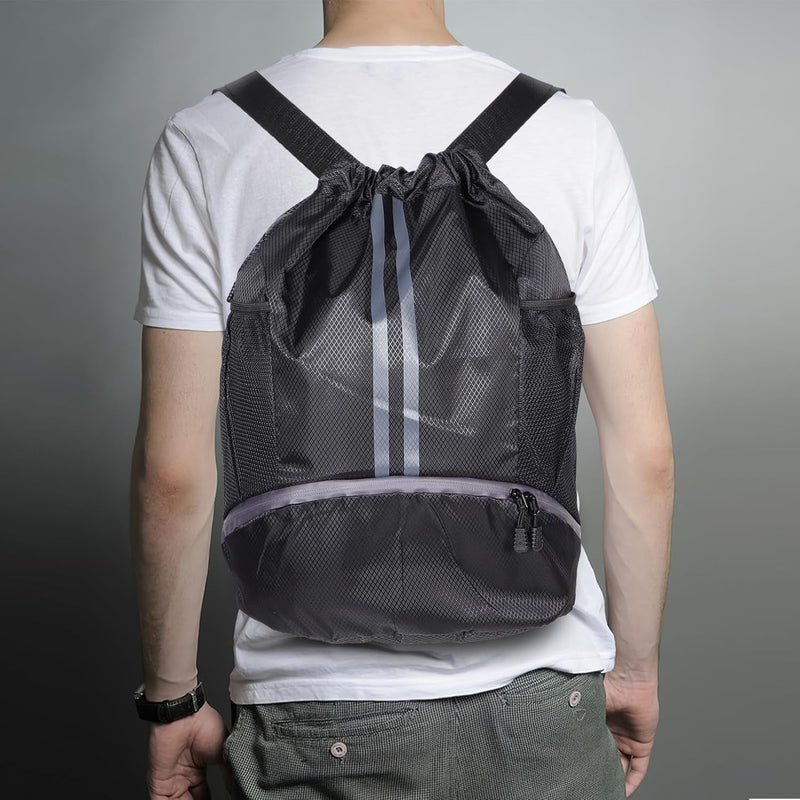 Drawstring Bag Soccer Backpack Football Bag Athletic Bag Sport Bag Swim Backpack for Equipment Gym Bag Men Women Soccer Bag