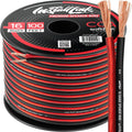 16 AWG Gauge Speaker Wire Cable Stereo, Car or Home Theater, CCA (100 Feet) by Install Link