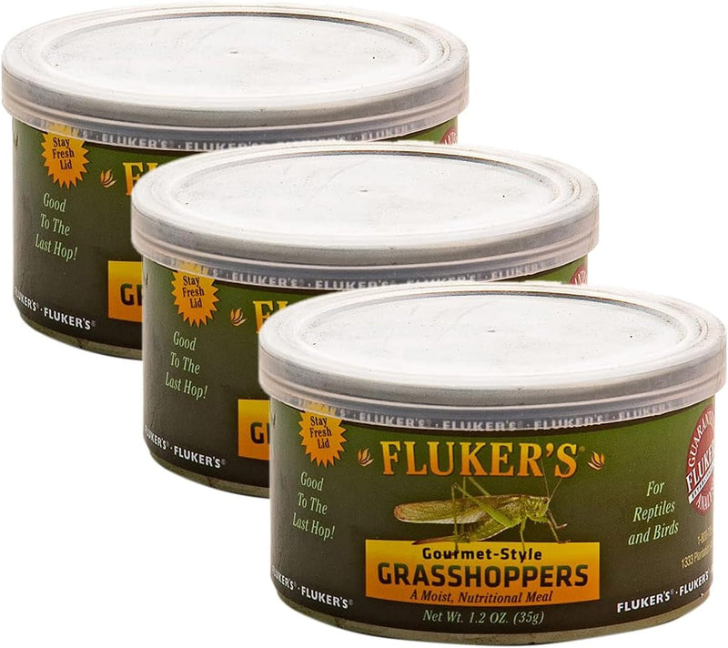 Fluker'S Gourmet Canned Food for Reptiles, Fish, Birds and Small Animals, Crickets, 1.2 Oz