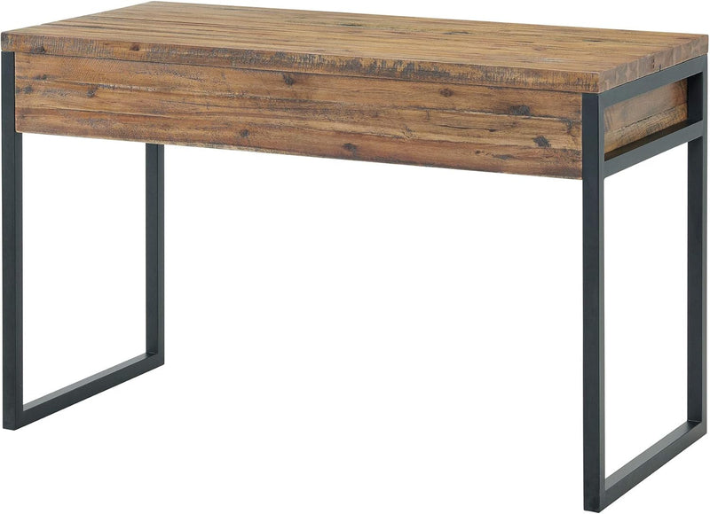 Alaterre Furniture Claremont 48" W Rustic Wood and Metal Desk