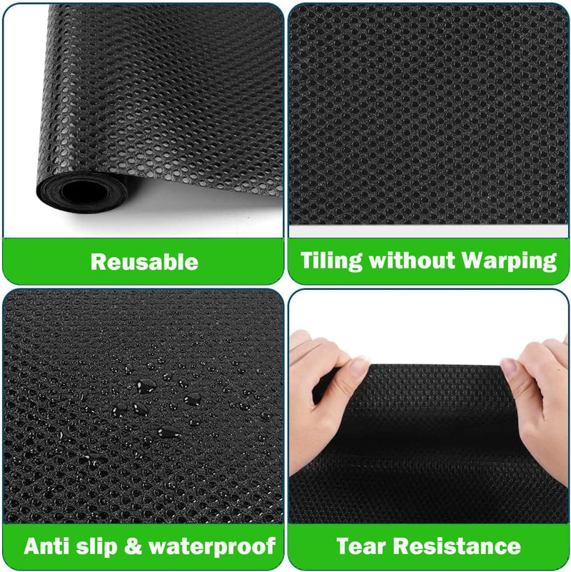 Bearded Dragon Tank Accessories, Non-Adhesive Reptile Carpet Bedding Substrate for Terrarium, Reptile Mat Terrarium Liner Tank Flooring for Leopard Gecko, Snake, Lizard and Tortoise, 18X80 In