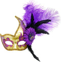 Coddsmz Women Feather Masquerade Mask Venetian Party Mask Mardi Gras Masks Princess Fancy Dress Mask Halloween Costume Mask