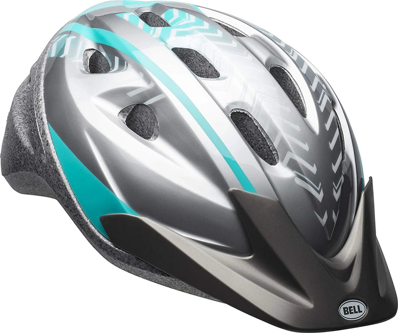 Bell Richter Youth Helmet Sporting Goods > Outdoor Recreation > Cycling > Cycling Apparel & Accessories > Bicycle Helmets Bell Silver/Mint  