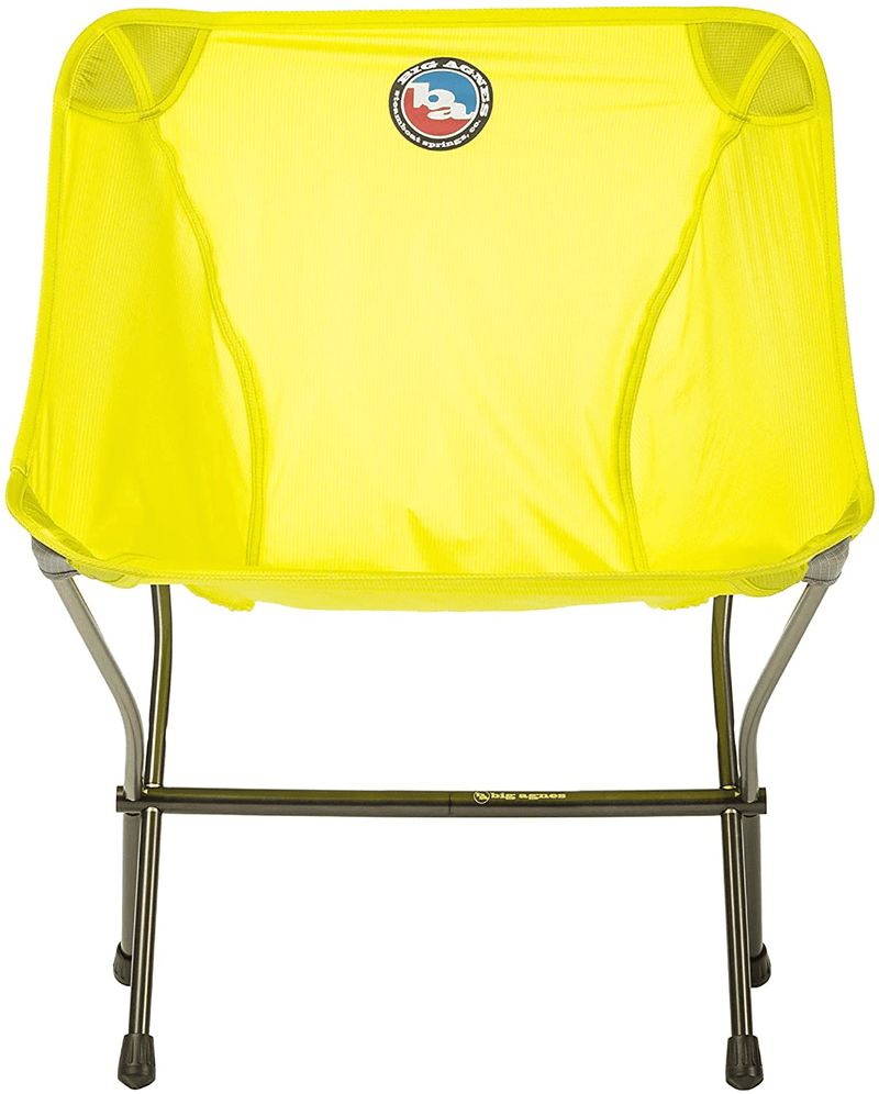 Big Agnes Skyline Ultralight Backpacking Chair for Fast and Light Adventures, Yellow Camp Furniture, One Size