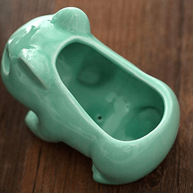 Binoster DIY Flowerpot Cute Ceramic Art Pots Home Decorative Ceramic Art Vase Green Home & Garden > Decor > Vases Binoster   