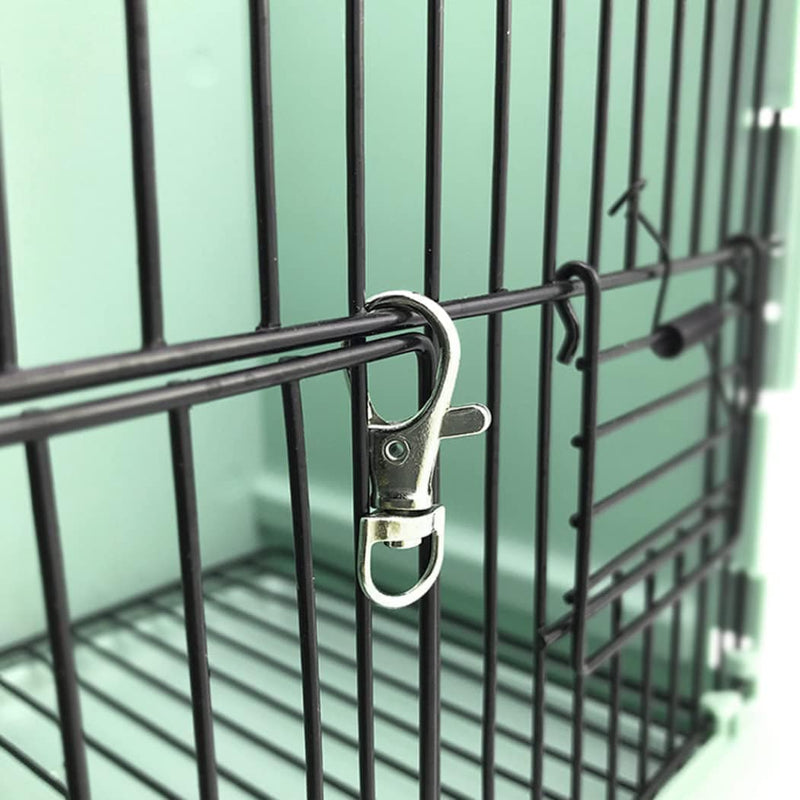 Bird Cage Locks Sturdy Pet Cage Metal Door Lock Hook Clip Prevent Claw Trigger Open Birds Cage Accessories 10 Pcs Animals & Pet Supplies > Pet Supplies > Bird Supplies > Bird Cages & Stands Generic   