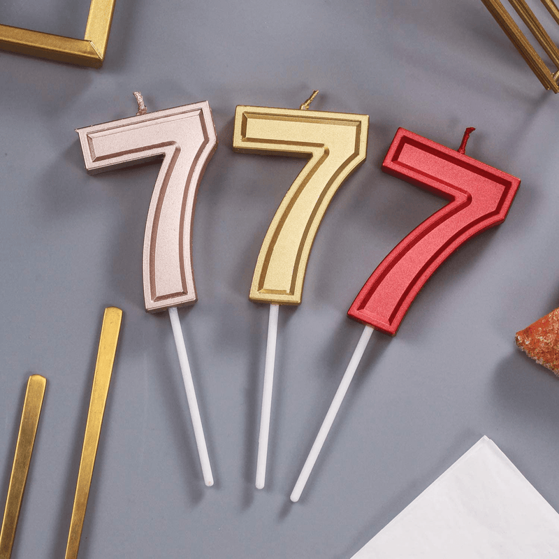 Birthday Candle Numbers Red Glitter Happy Birthday Numeral for Weddings, Reunions, Theme Party Perfect Baby’s Pet’s Birthday Cake Candle (Red, 7) Home & Garden > Decor > Home Fragrances > Candles Pfizermay   